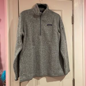 Patagonia Women’s Better Sweater 1/4 Zip, Birch White Size XL with TAGS